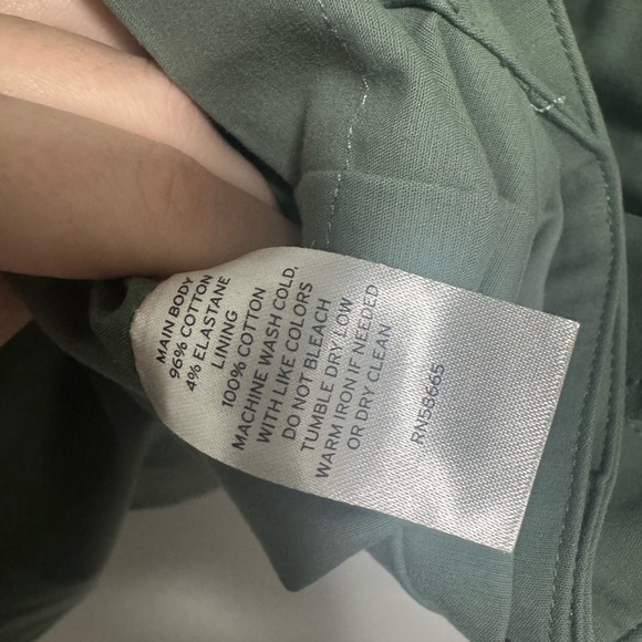 Nordstrom Cotton Utility Vest In Green Duck - Picture 8 of 10